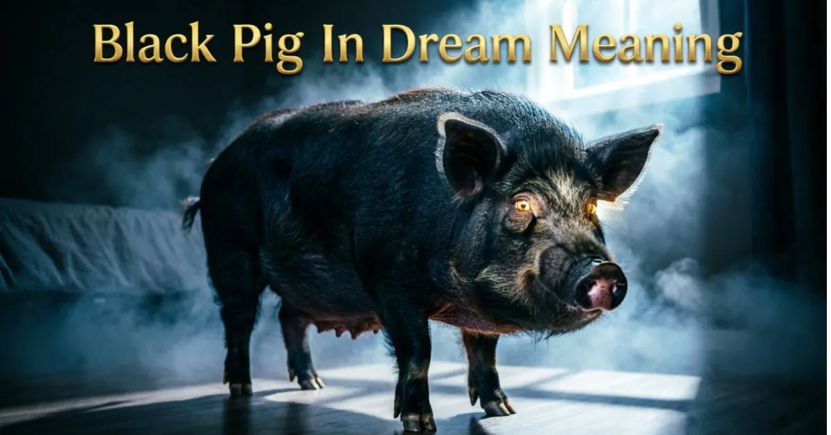 Black Pig In Dream Meaning