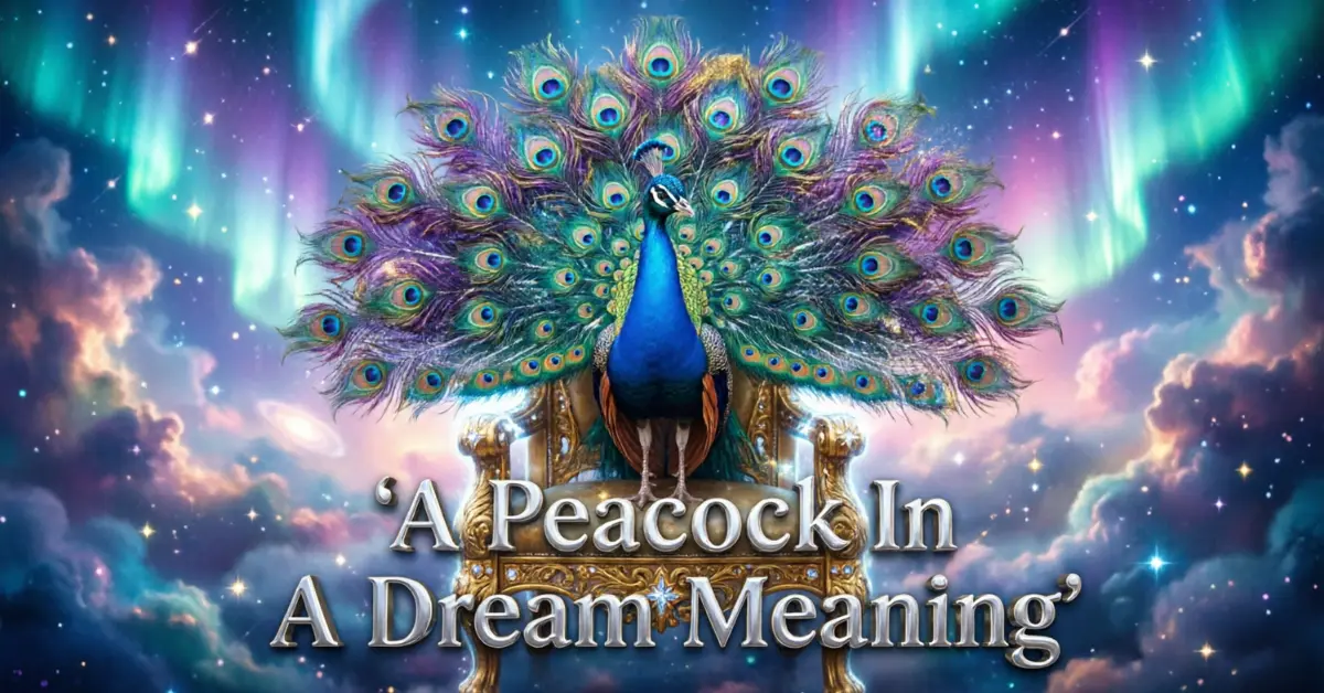 A Peacock In A Dream Meaning