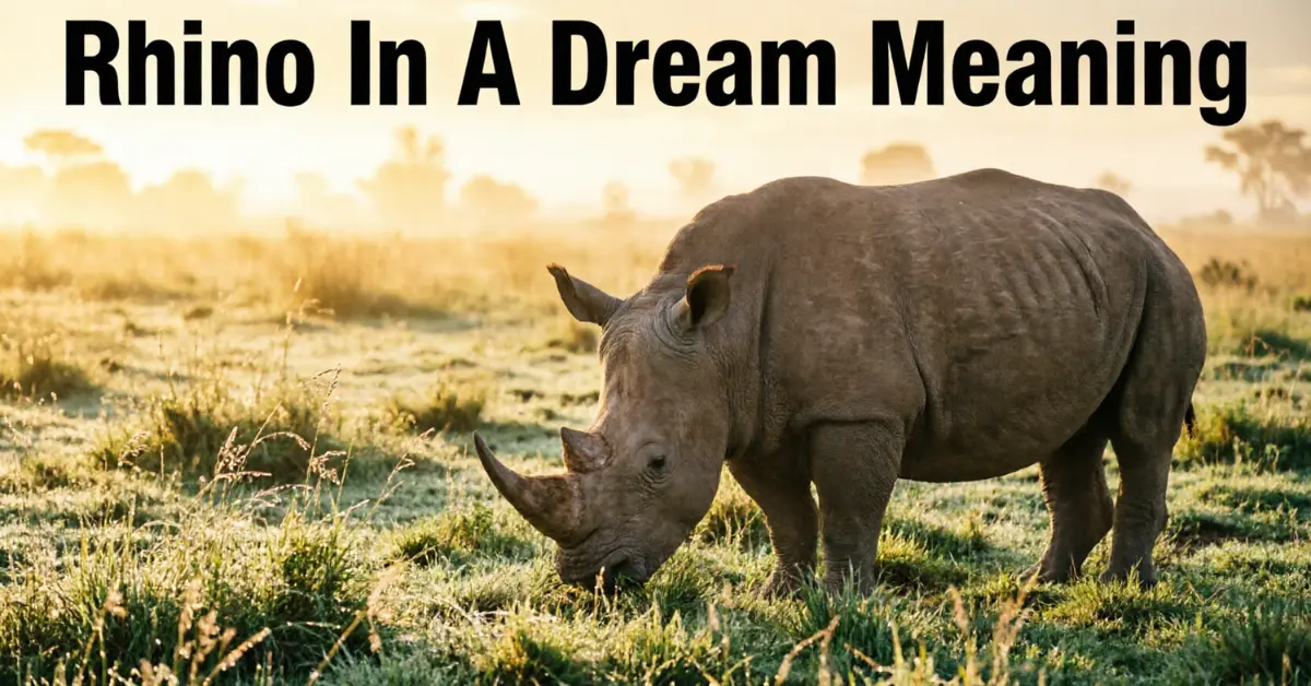 Rhino In A Dream Meaning