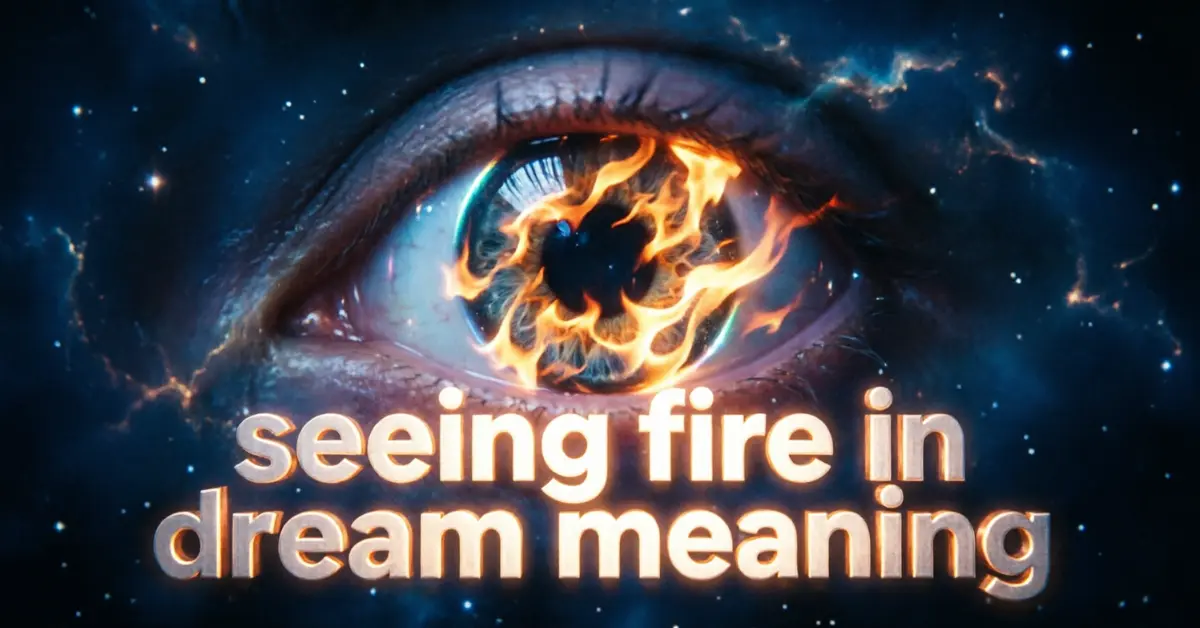 Seeing Fire in Dream Meaning