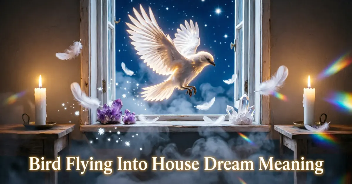 Bird Flying Into House Dream Meaning