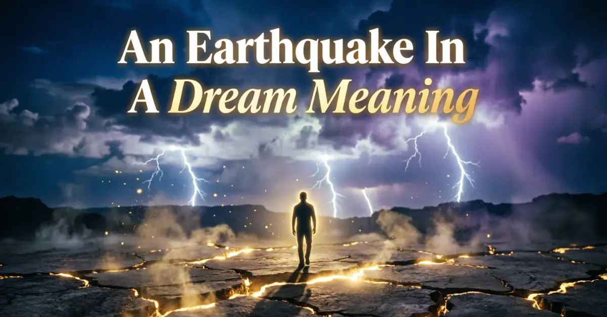 Earthquake in a Dream Meaning
