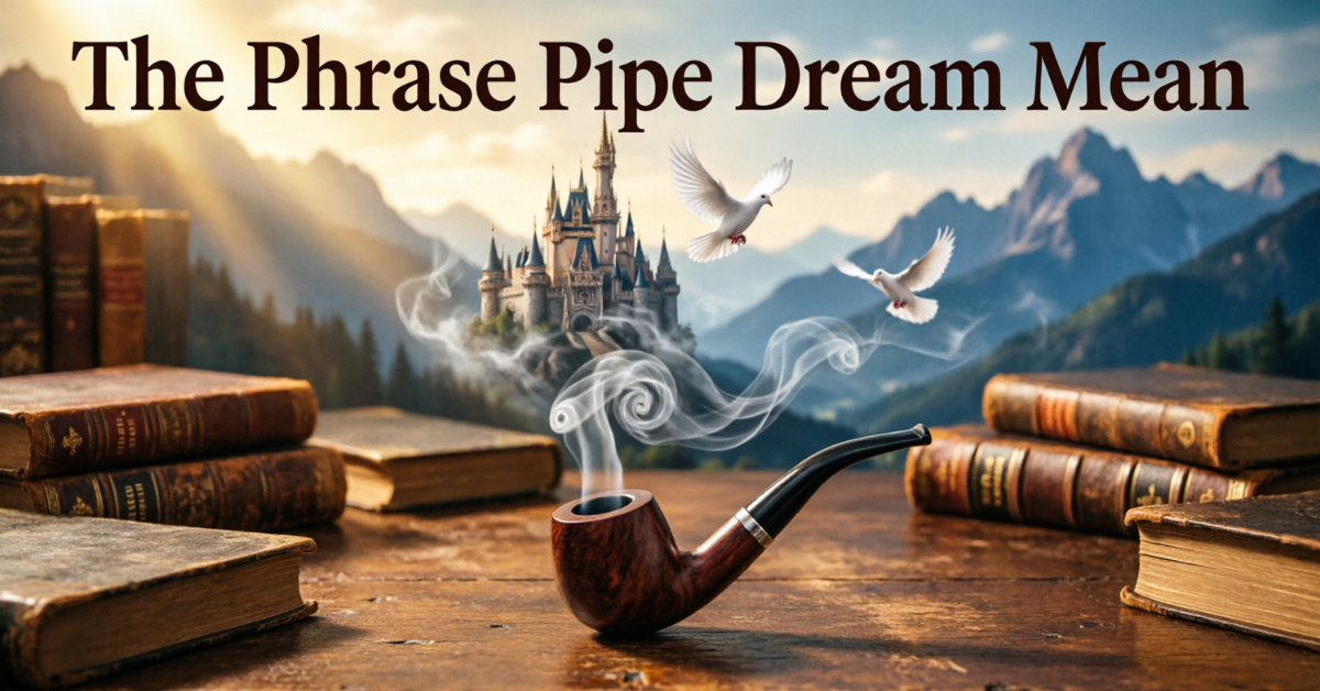 The Phrase Pipe Dream Mean