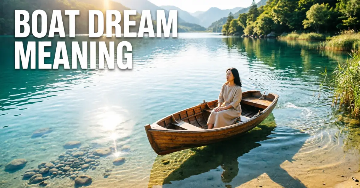 Boat Dream Meaning
