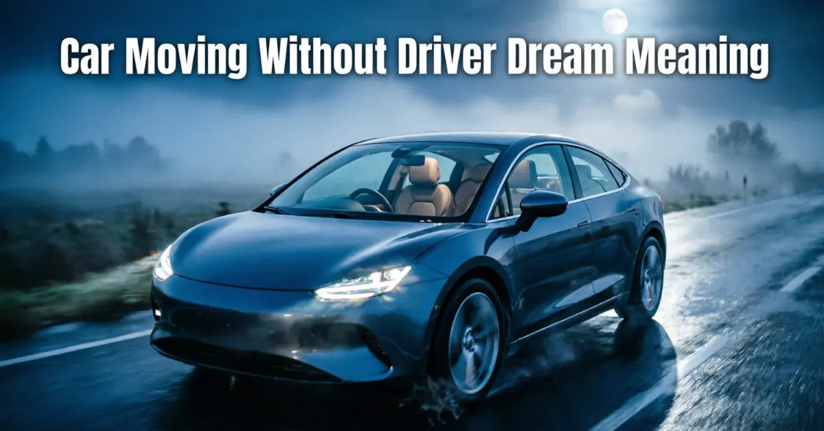Car Moving Without Driver Dream Meaning