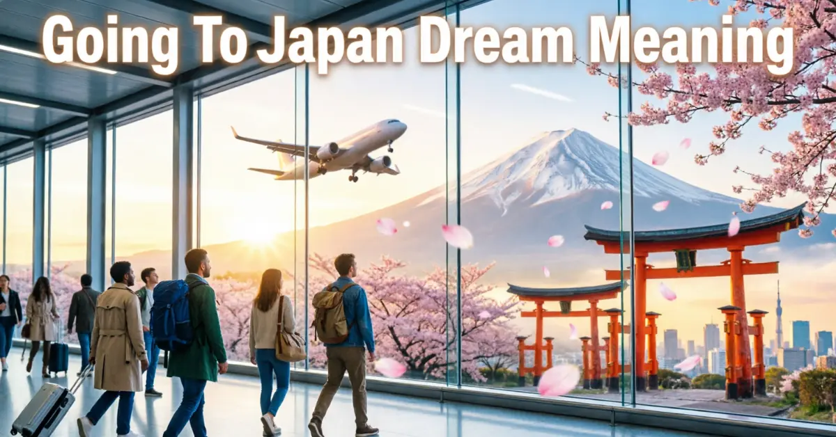 Going To Japan Dream Meaning
