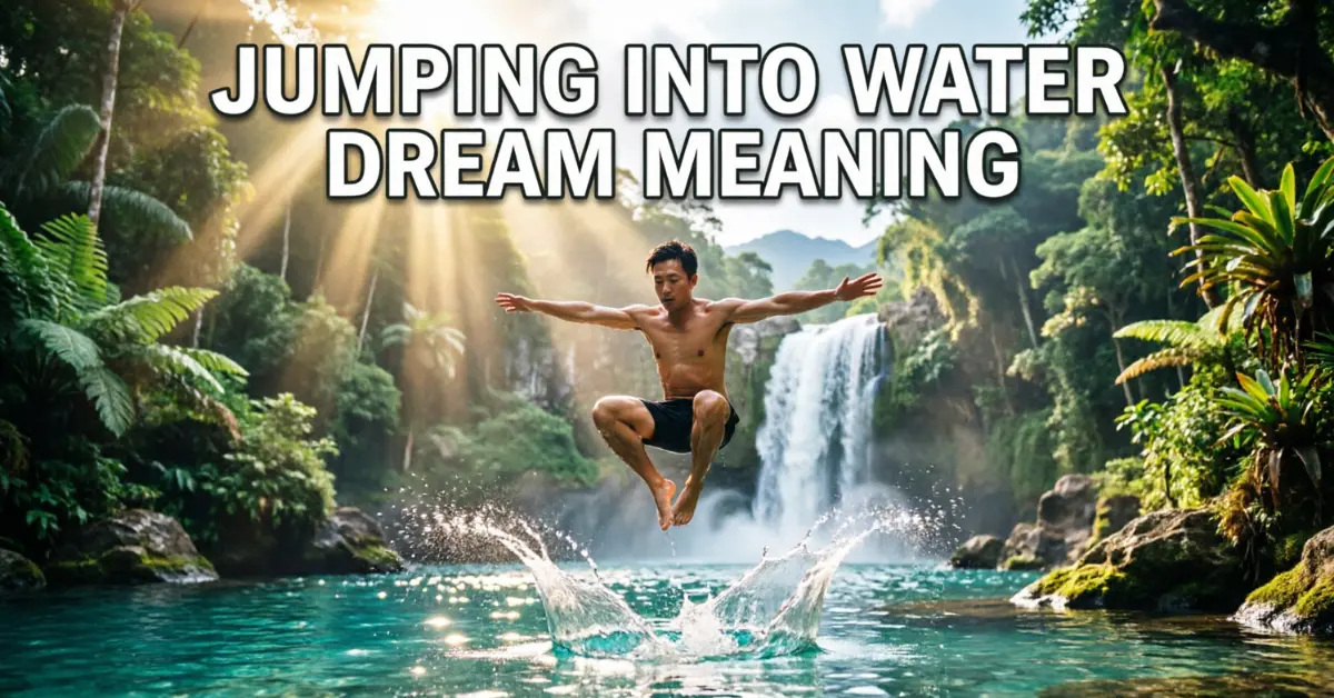 Jumping Into Water Dream Meaning