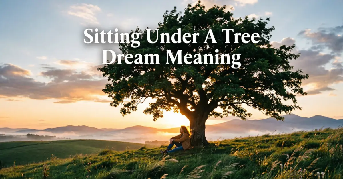 Sitting Under A Tree Dream Meaning