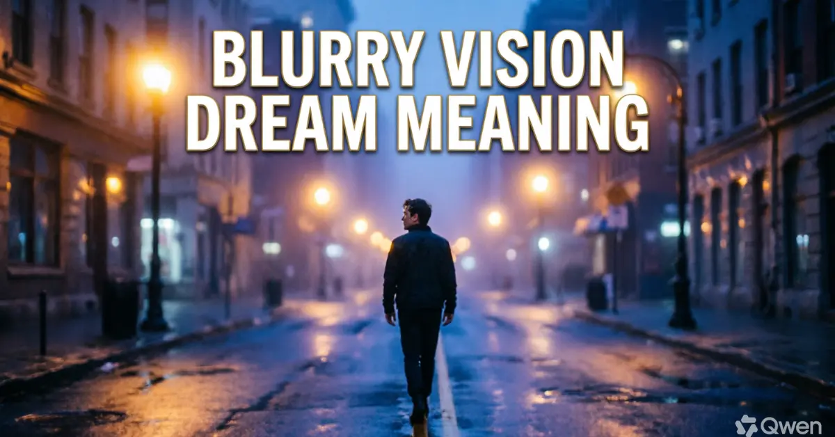 Blurry Vision Dream Meaning
