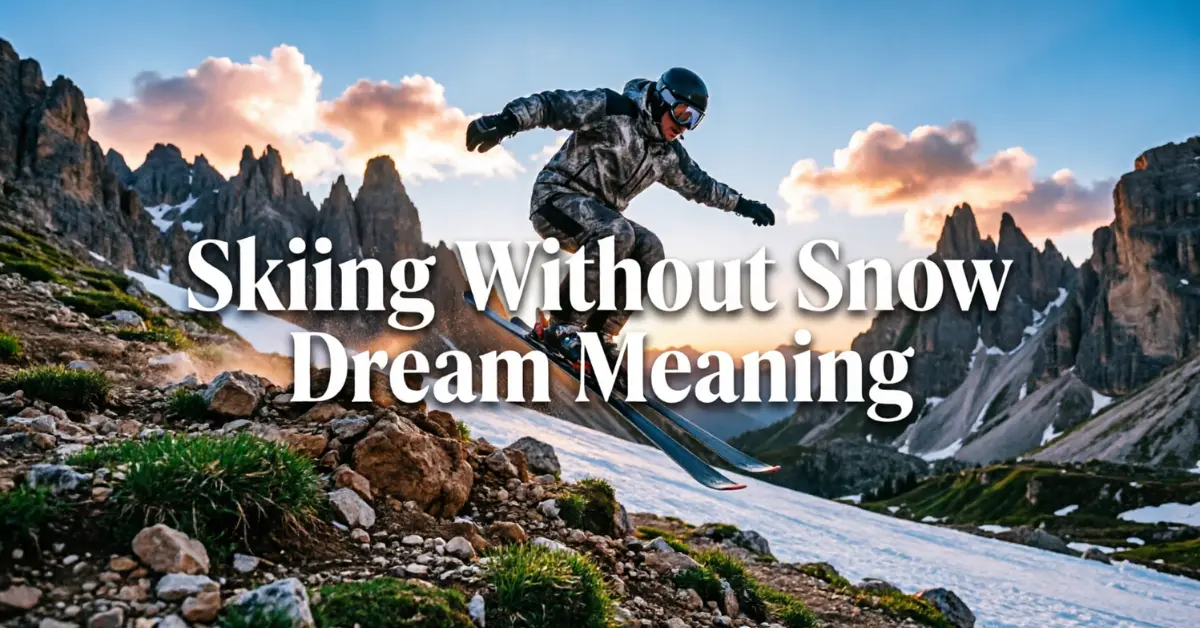 Skiing Without Snow Dream Meaning