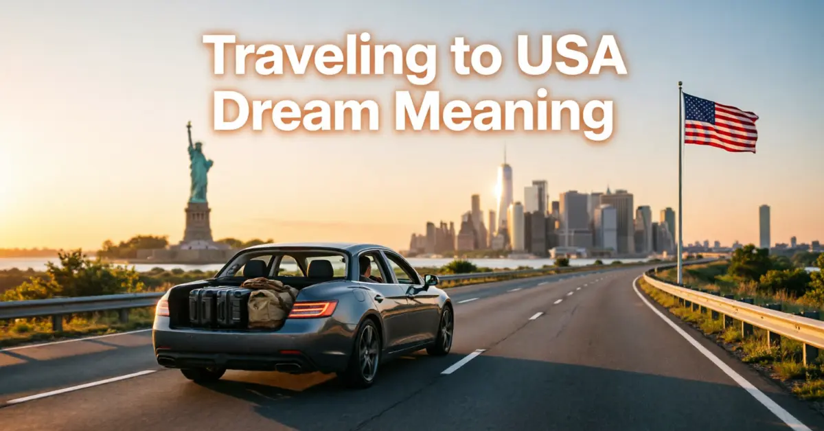 Traveling To USA Dream Meaning
