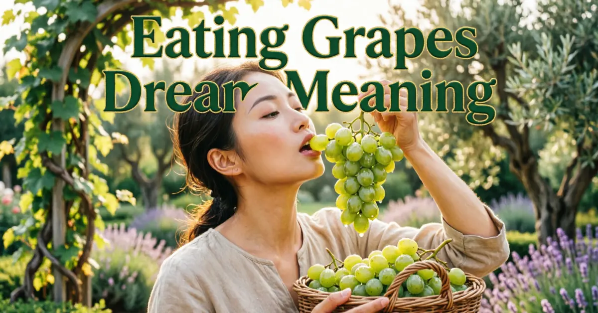 Eating Grapes Dream Meaning