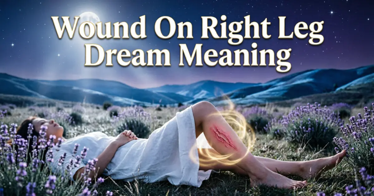 Wound On Right Leg Dream Meaning